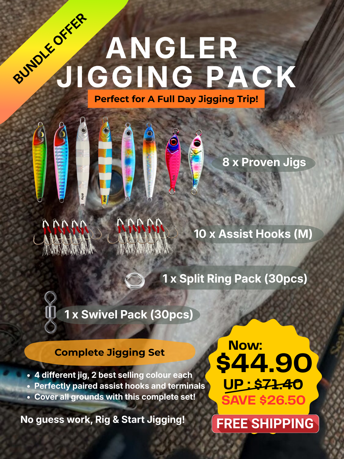 Angler Jigging Pack