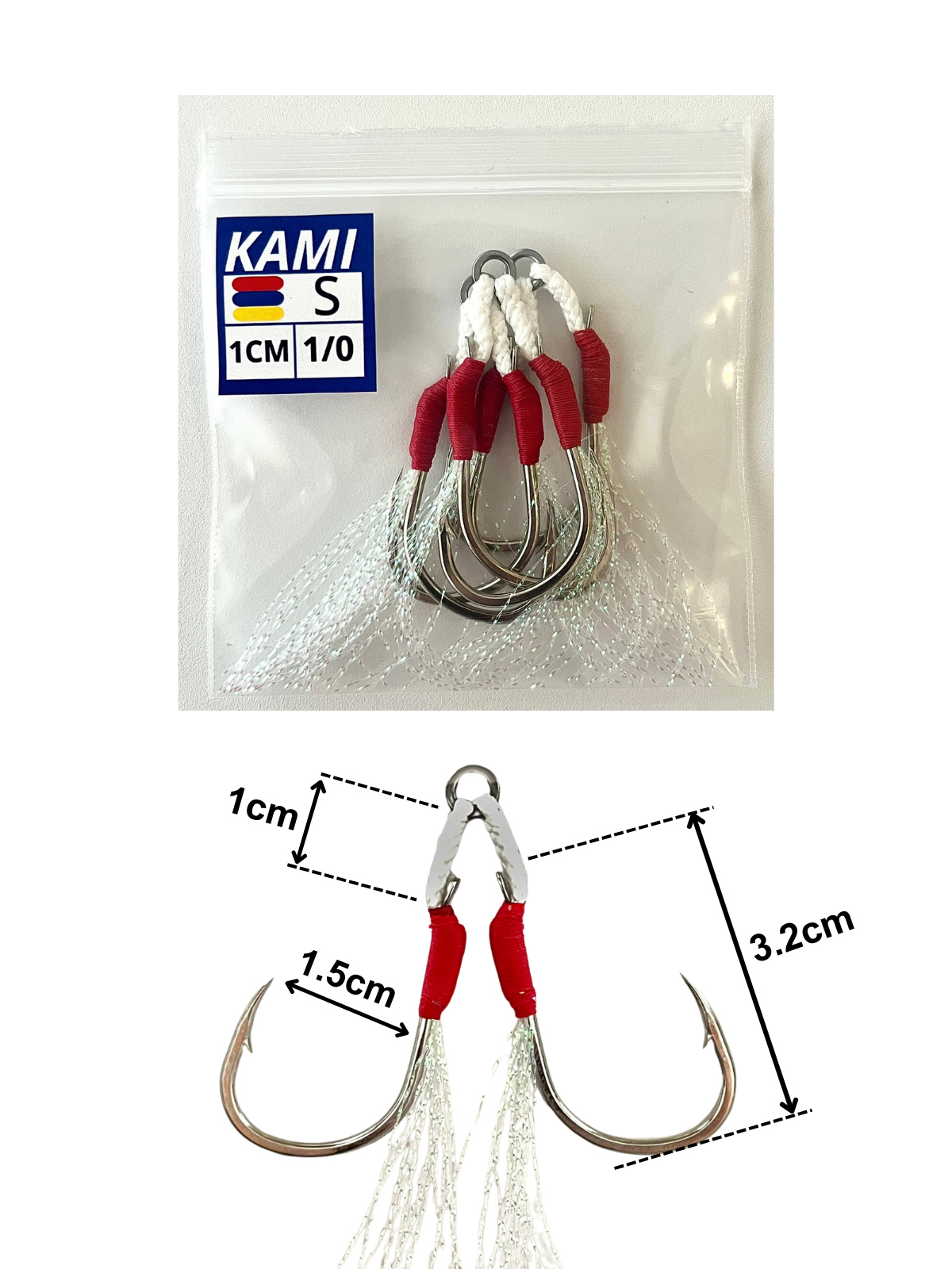 KAMI Light Jigging Assist Hook (Size S)