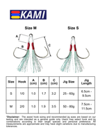 KAMI Light Jigging Assist Hooks