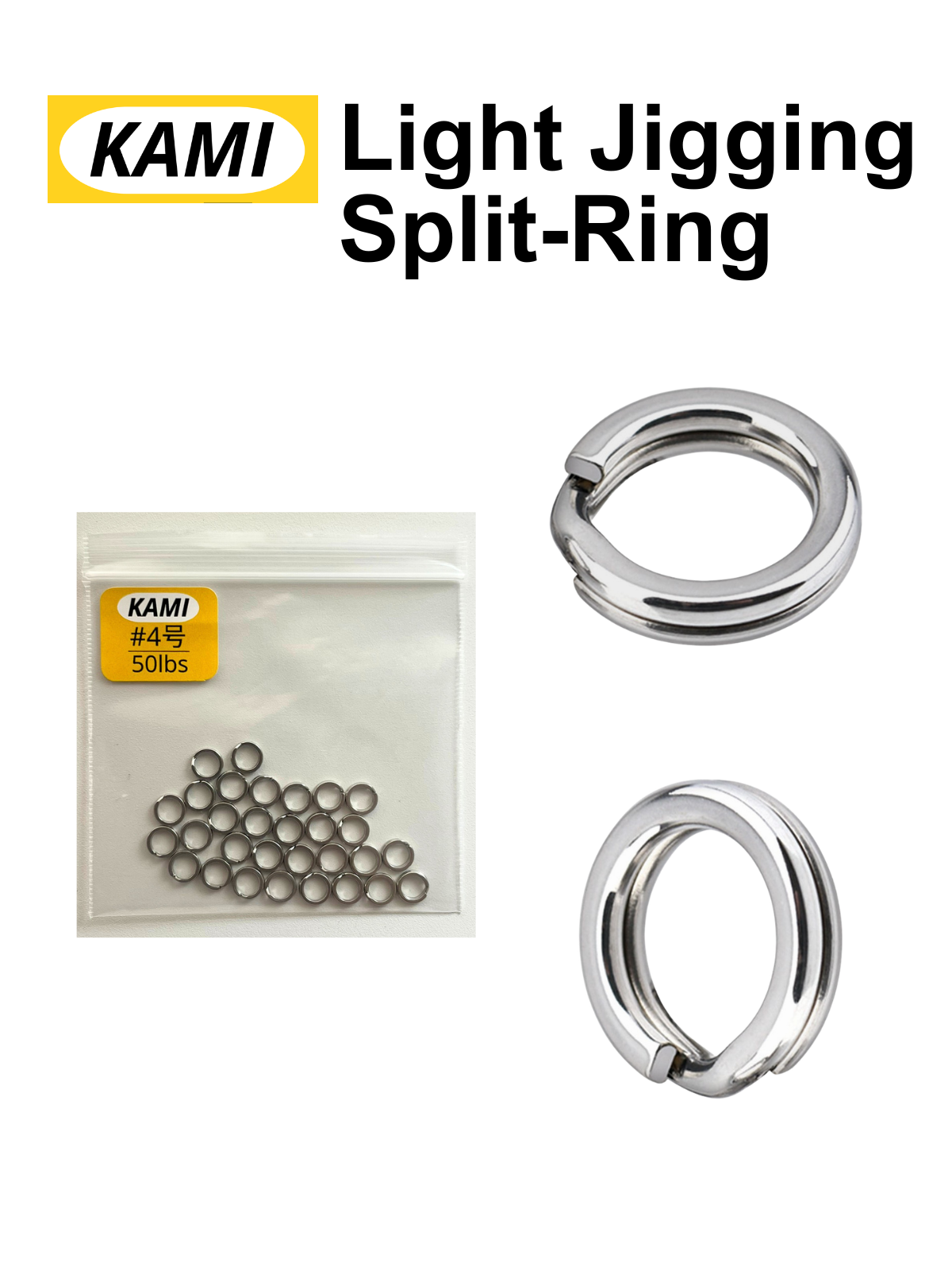 KAMI Light Jigging Split Ring