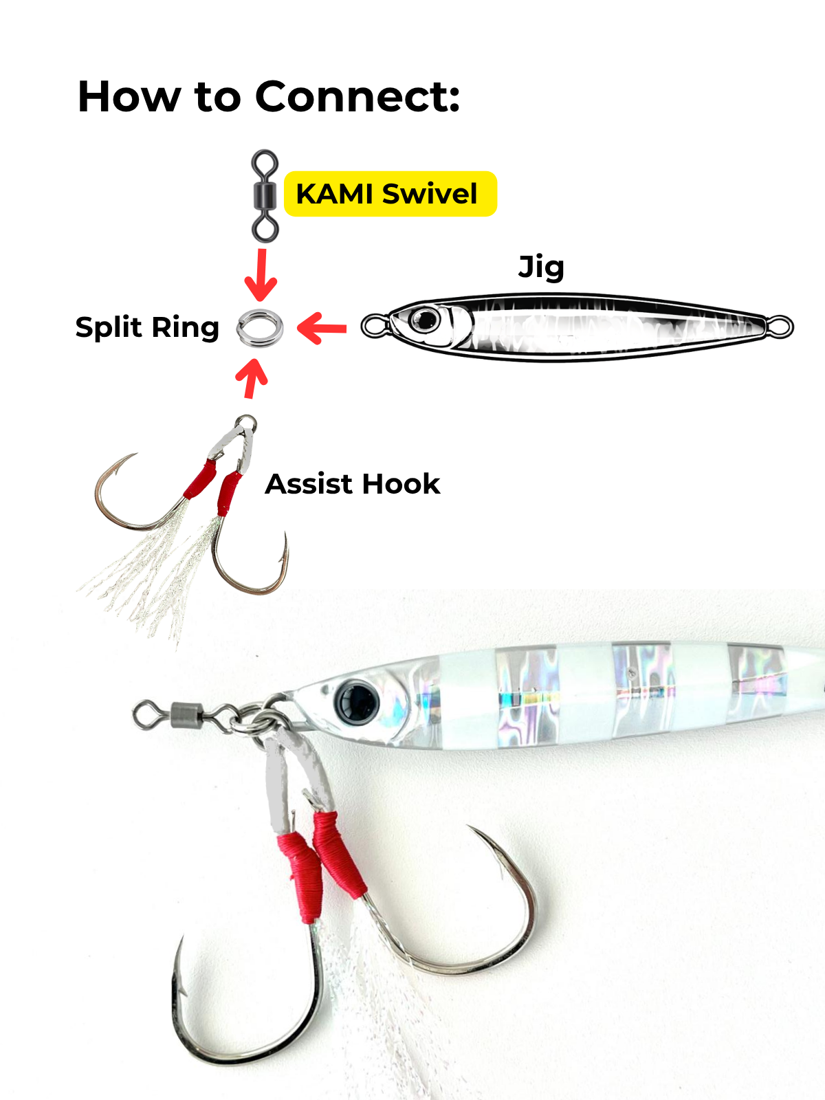 KAMI Light Jigging Swivel